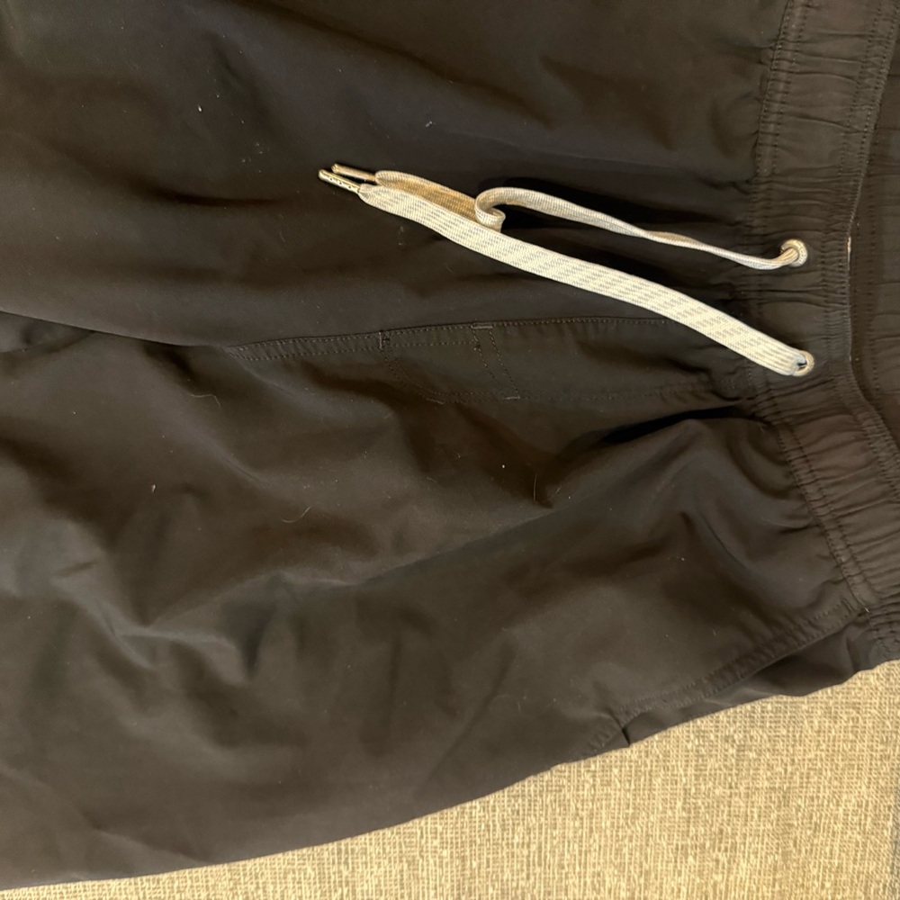 Black Drawstring Pants - image 1